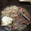 El cooksnap de Maria Laura Lupiere cuando hizo Bifes a la criolla.