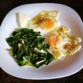 El cooksnap de "cocinar con jorgette" cuando hizo Acelgas salteadas con huevo al micro.