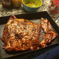 El cooksnap de Alicia Otazu cuando hizo Costillitas de cerdo a la barbacoa.