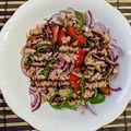 El cooksnap de Tonysantos cuando hizo Ensalada de tomate, cebolleta y pimiento verde.