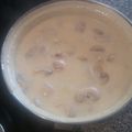 El cooksnap de Aylin Imfamson cuando hizo Salsa de champiñones.