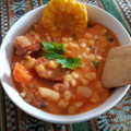 El cooksnap de Lu63 cuando hizo Locro Criollo.