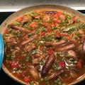 El cooksnap de Charles cuando hizo Fideos a la cazuela.