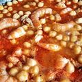 El cooksnap de noor cuando hizo Garbanzos con almejas y langostinos.
