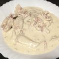 El cooksnap de Jorge David Bertos Sevilla cuando hizo Pechugas de pollo con beicon y nata.