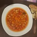 Cooksnap από Giota Spkr στη συνταγή Αγιορείτικη αλάδωτη φασολάδα με πορτοκάλι