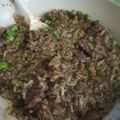 Surmanné Kaldenekker Zsuzsi Cooksnap-ja, amikor elkészítette a(z) Zöldborsós, májas rizottó receptet.