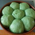 Cooksnap dari Ghitayu untuk resep Roti Sobek Kukus Pandan🌿