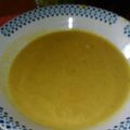 El cooksnap de Mariana Fdez del Campo cuando hizo Crema de coliflor al curry con sepia a la plancha.