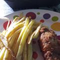 El cooksnap de Magali Gaspari cuando hizo Alitas de Pollo a la Romana con Papas Fritas.
