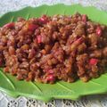 Cooksnap dari Vishy untuk resep 158. Kering Tempe Pedas Manis