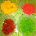 Cooksnap dari Mama PIEZES untuk resep Toping Gula Pasir Warna-Warni