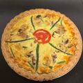 Anmen's cooksnap of when they made Chicken, Asparagus and Mushroom Quiche.