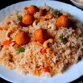 Sanuber Ashrafi's cooksnap of when they made Zafrani Paneer Moti Pulao.
