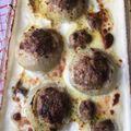 kisördög Cooksnap-ja, amikor elkészítette a(z) Töltött karalábé receptet.