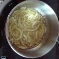 El cooksnap de Manuel Morián Parra cuando hizo Morcillas encebolladas.