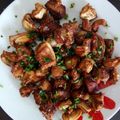El cooksnap de Sara PA cuando hizo Morro de cerdo (tapa de bar).