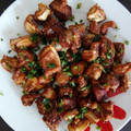 El cooksnap de Sara PA cuando hizo Morro de cerdo (tapa de bar).