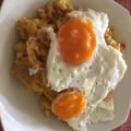 El cooksnap de Rossana Silva Brito cuando hizo Charquicán express.