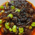 Cooksnap Hani Shaimi semasa beliau membuat Sambal petai ikan bilis.