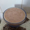 El cooksnap de Cecilia Virlee cuando hizo Milkshake de chocolate y banana😍🍌.