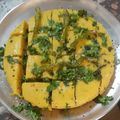 Kalpana Verma का कुकस्नैप जब उन्होंने खमन ढोकला (khaman dhokla recipe in Hindi) बनाया था।