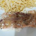 El cooksnap de Paola Vasquez Leyton cuando hizo Salmón encebollado al vapor.