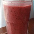 El cooksnap de Eugenia cuando hizo Licuado de frutas y avena para el desayuno.