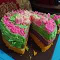 Cooksnap dari Khusnul Ridwan untuk resep Rainbow Cake Kukus🌈🌈🌈