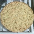 El cooksnap de Macarena Villarreal cuando hizo Tarta crocante de manzana italiana ¡La Sbrisiolona! 🇮🇹.