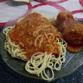El cooksnap de Romy Meza cuando hizo Albóndigas de atún.