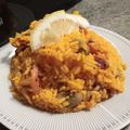El cooksnap de La Jícara cuando hizo Arroz con habas y pulpo.