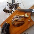 El cooksnap de EmiTeixeira cuando hizo Berenjenas ahumadas.