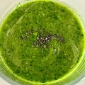 El cooksnap de Mara cuando hizo Smoothie de manzana, chía y espinacas.