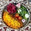کوک اسنپ مامان دوقلوها بعد از امتحان کردن پلومخلوط بدون گوشت(بسیار لذیذ).