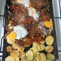 El cooksnap de Jaqueline Belmonte cuando hizo Costeletas de cerdo a la riojana.