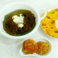 Harminder Kaur Sethi's cooksnap of when they made Sarso ka saag makki ki roti(winter special).