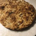 El cooksnap de desdelatierra2 cuando hizo Tarta de manzanas y ciruelas.