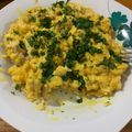El cooksnap de Daniela Klemen cuando hizo Pollo al Curry.