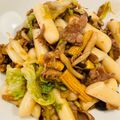 馴獸師在廚房 的 肉絲高麗菜炒年糕 cooksnap
