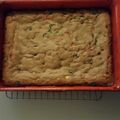 james.caldara's cooksnap of when they made m&m candy corn blondies.