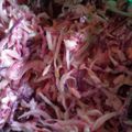El cooksnap de Sergio Antúnez cuando hizo Coleslaw de Repollo Morado.