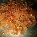 Cooksnap của Salinn khi họ làm theo món Da trâu xào tỏi