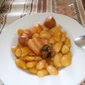El cooksnap de Javier cuando hizo Judias blancas estofadas con sus "sacramentos".