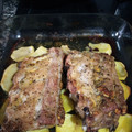 El cooksnap de Raquel Martinez cuando hizo Costilla de cerdo al horno.