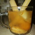 El cooksnap de Lau Ramírez cuando hizo Ponche de frutas (ingrediente secreto familiar).