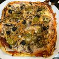 El cooksnap de Marta cuando hizo Pizza Fit.