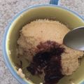 El cooksnap de Camila Yrivarren cuando hizo Queque de vainilla en taza y microondas.