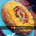 صورة من عاشقة الورد...، شاركها بعد تجربة وصفة كيكة التمر بالجوز مع صوص دبس التمر ☺😋