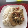 El cooksnap de Jean Pierre Trigoso cuando hizo Tilapia con champiñones en salsa de albahaca.
